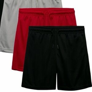 Athletic Works Boy's Mesh Short, 3-Pack